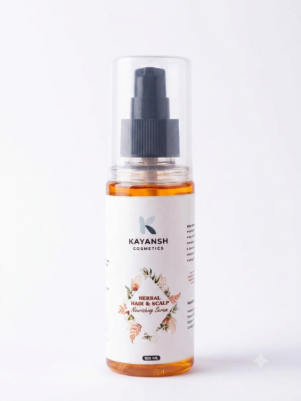 Kayansh Cosmetics Herbal Hair & Scalp Nourishing Serum - 100ml (Hand made with Love )